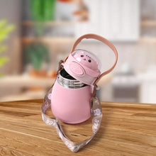 Stainless Steel Kitten / Bottle Vacuum Insulated Cup With Handle & Strap (700 ML)